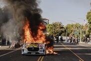 la protests unlawful assembly looting