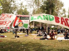 police clear pro-palestinian encampment usc campus