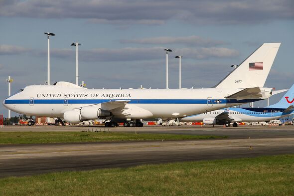 trump doomsday plane nuclear war iran