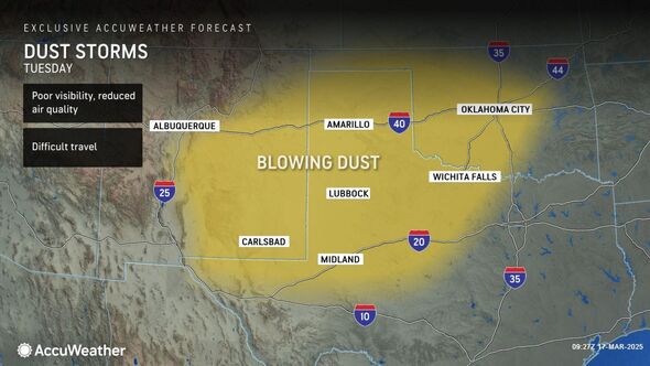 dust storm map