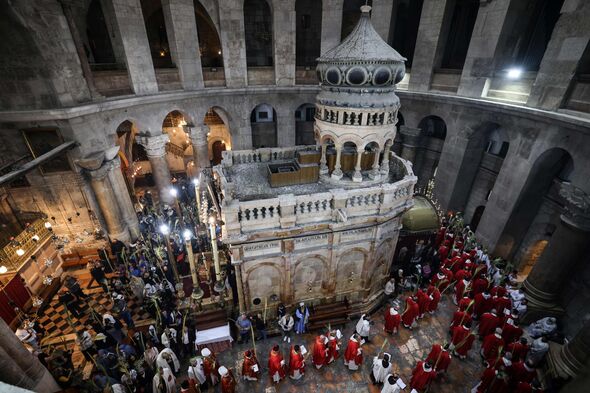 TOPSHOT-ISRAEL-PALESTINIAN-RELIGION-CHRISTIANITY-EASTER