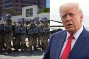 donald trump la protests national guard gavin newsom