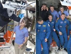 nasa alien stranded iss crew spacex 