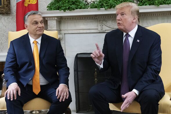 donald trump Ursula von der Leyen viktor orban eu