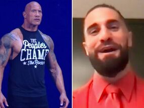 Seth Rollins WWE Dwayne 'The Rock' Johnson