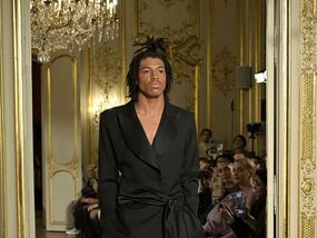 heidi klum son nepo baby runway debut paris fashion week