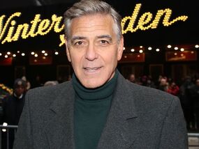 george clooney hair new look