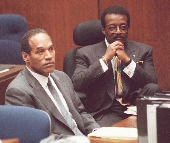 OJ Simpson pictured in court 