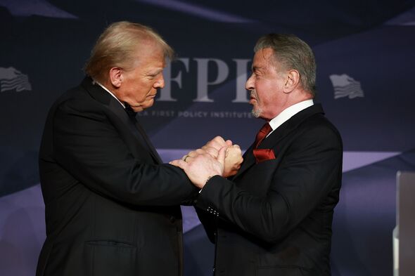 Sylvester Stallone and Donald Trump.