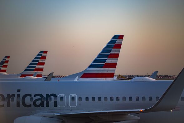American Airlines Tails at DFW Airport