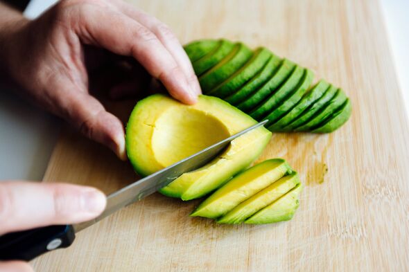 Cutting avocado