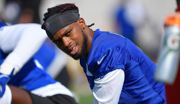 NFL player Damar Hamlin practiced in pads for the first time since suffering a cardiac arrest in January