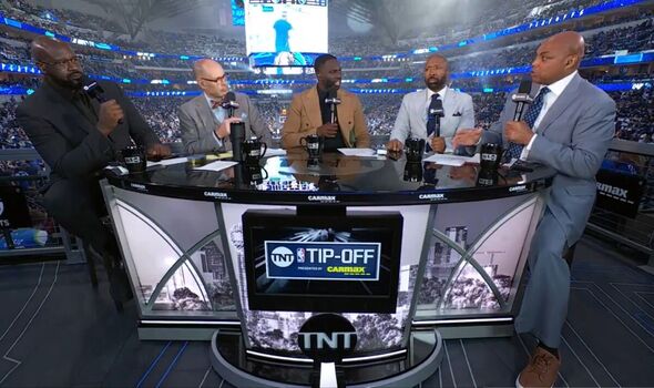 Charles Barkley and Shaquille O'Neal