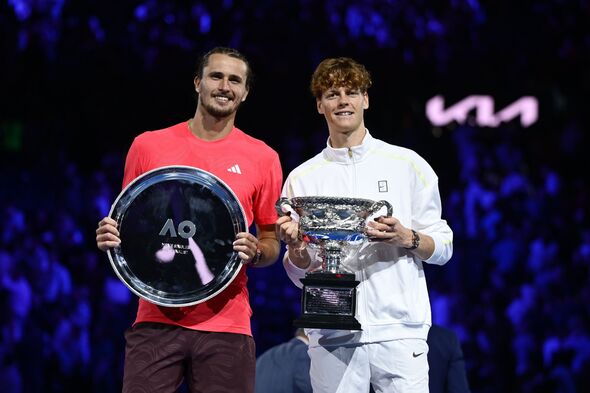 Zverev Sinner 2025 Australian Open - Day 15