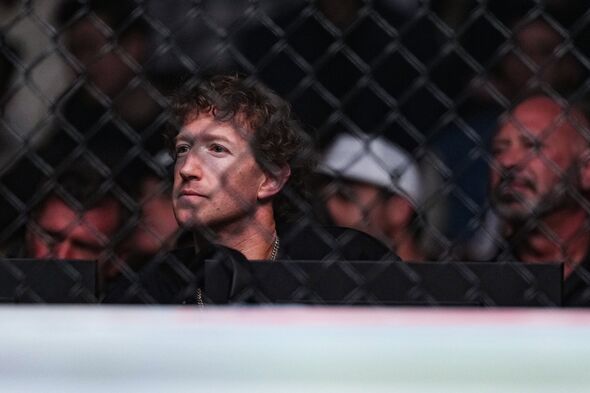 Mark Zuckerberg at UFC 313