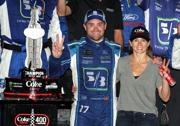 Ricky Stenhouse Jr. and Danica Patrick