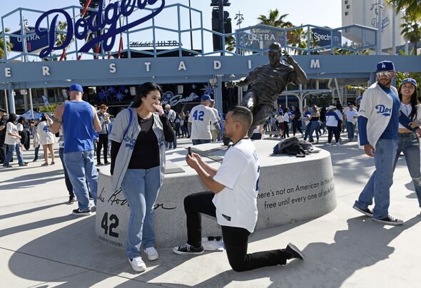 Robinson has several notable statues 